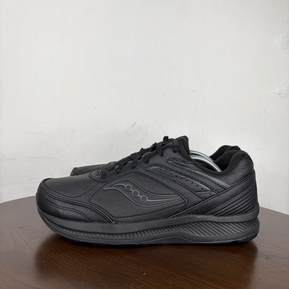 Saucony Echelon Walker Shoes Men's 8.5W Wide Black  Lace Up Sneakers S40201-2